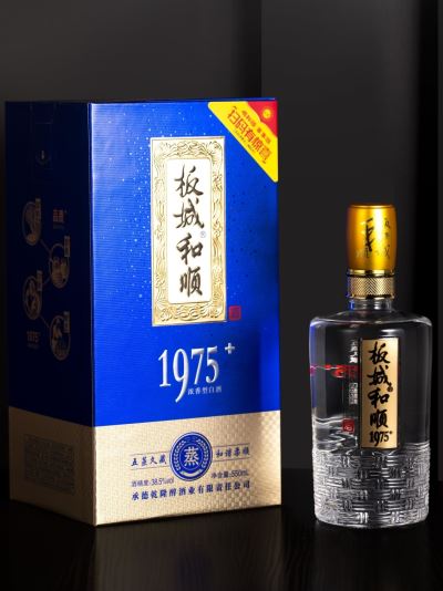 板城板城和顺 1975+ 38.5度 550ml 低度 浓香型纯粮食白酒 一瓶装