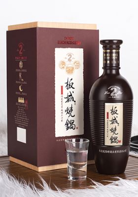 板城烧锅酒 贰号窖 500ml 38度 低度 浓香型白酒 纯粮食白酒 单瓶装(500ml*1瓶 )